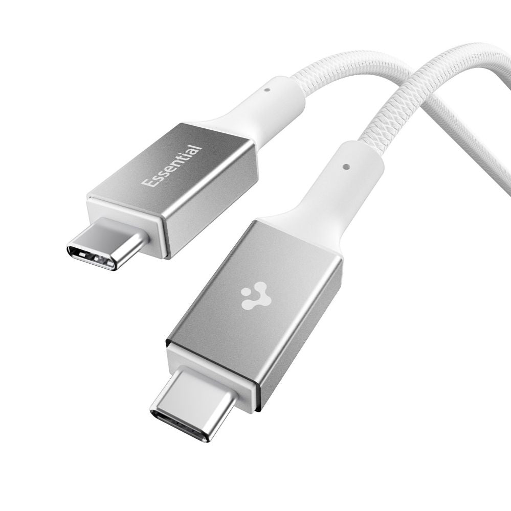 Spigen Eb24015 Cc Essential Usb C Usb 240 W 150 Cm Hvid