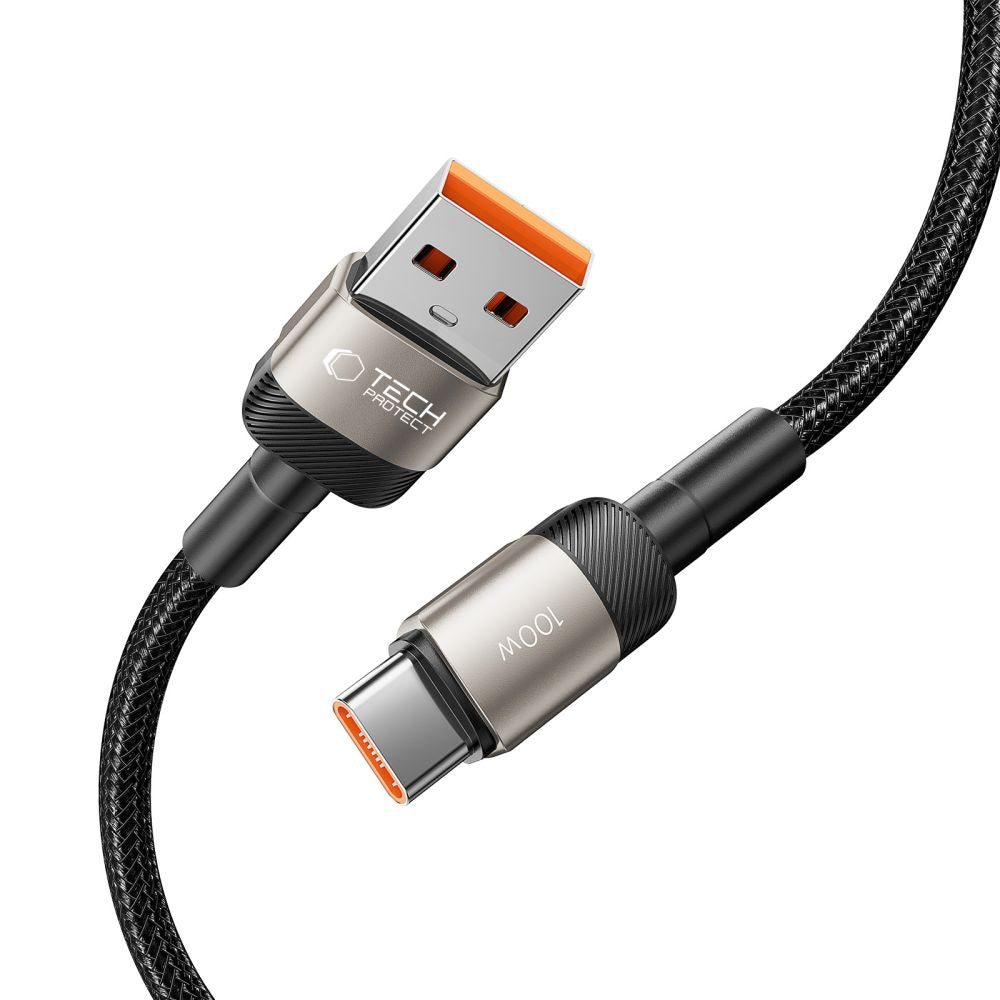 Tech Protect Ultraboost Evo Type C Kabel 100 W/5 A 100 Cm Titanium