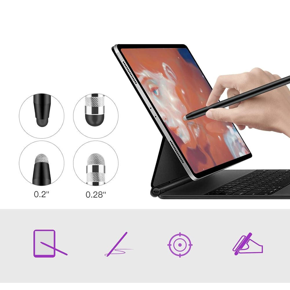 Tech Protect Usp100 4 Spids Touch Stylus Pen Violet/Pinød