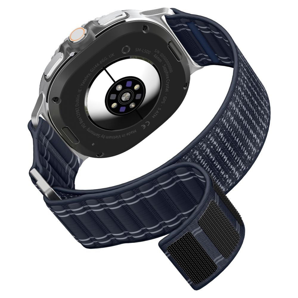 Spigen Wbf0 Band Til Samsung Galaxy Watch 8 / 9 / Classic (40 / 44 / 46 Mm) Marineblå