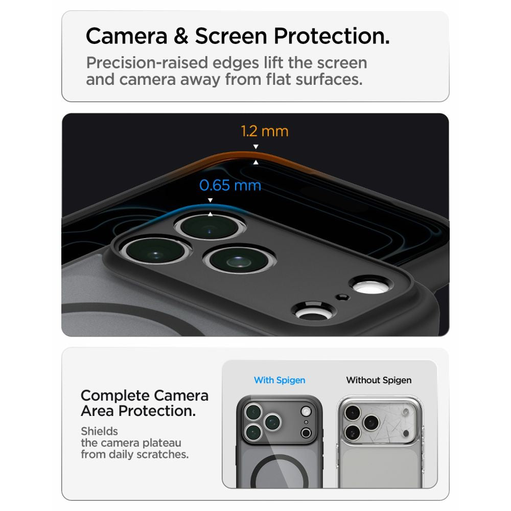 Spigen Ultra Hybrid Magsafe Iphone 17 Pro / 18 Pro Frost Sort