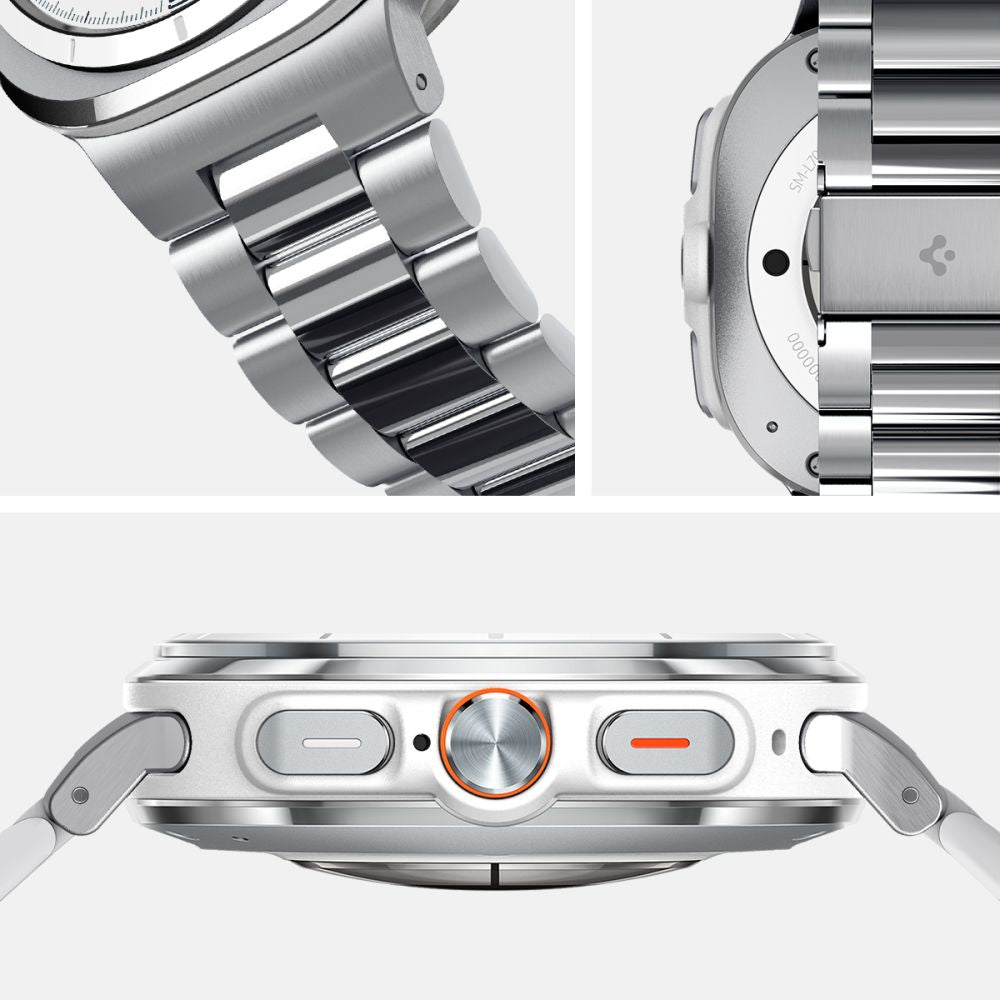 Spigen Modern Fit Band Samsung Galaxy Watch Ultra 1 / 2 2024 2026 (47 Mm) Sølv