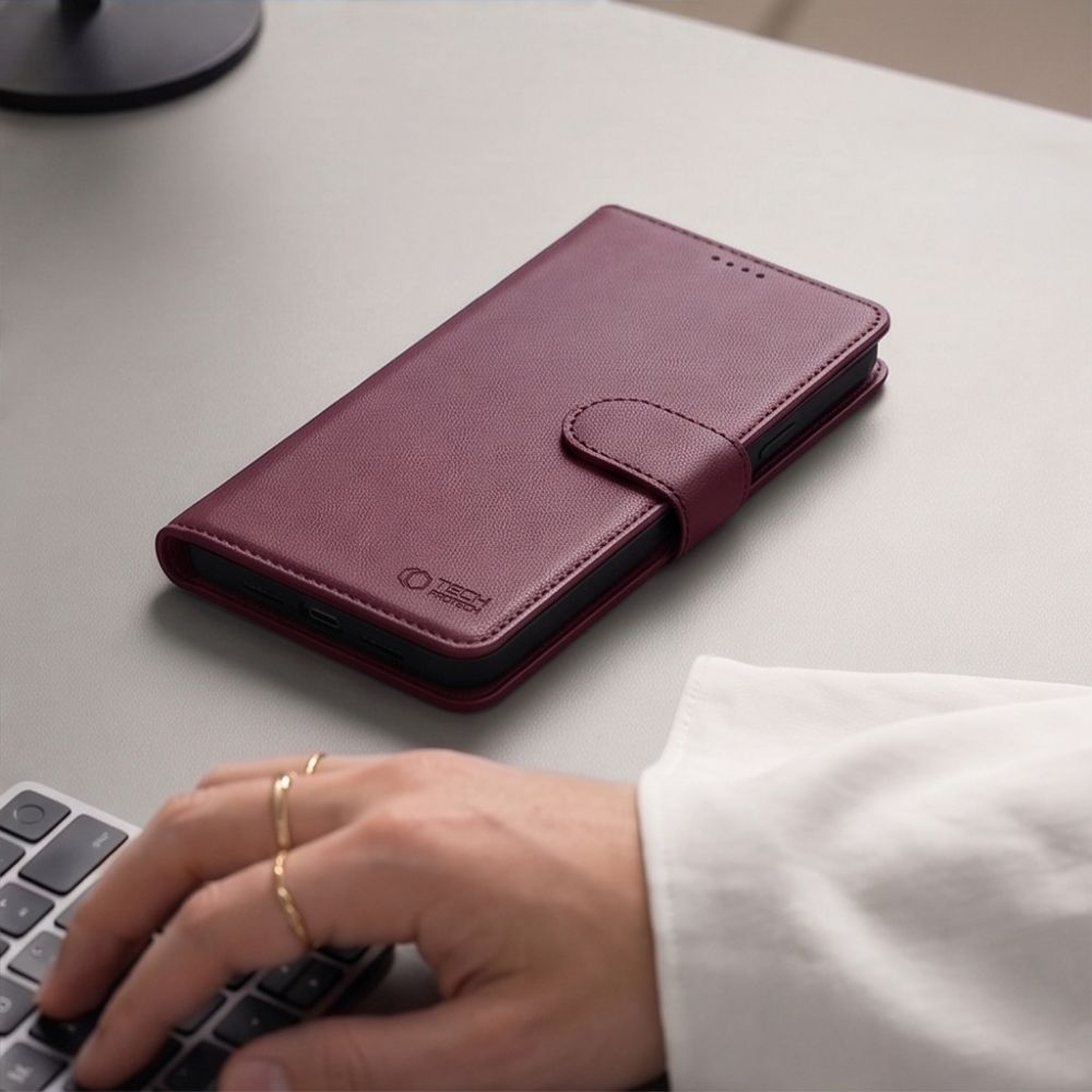 Tech Protect Tegnebog Magsafe Iphone 17 Pro / 18 Pro Mulberry