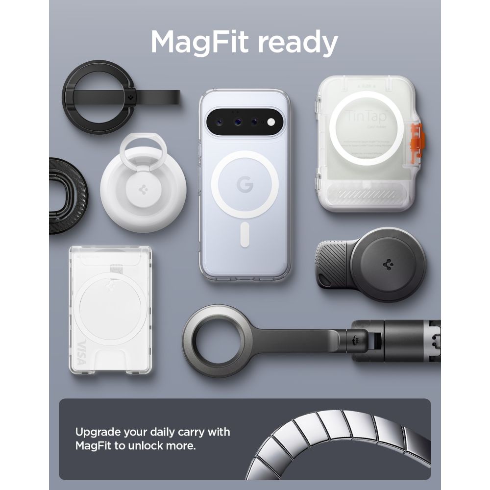 Spigen Ultra Hybrid Magsafe Google Pixel 11 Klar/Hvid