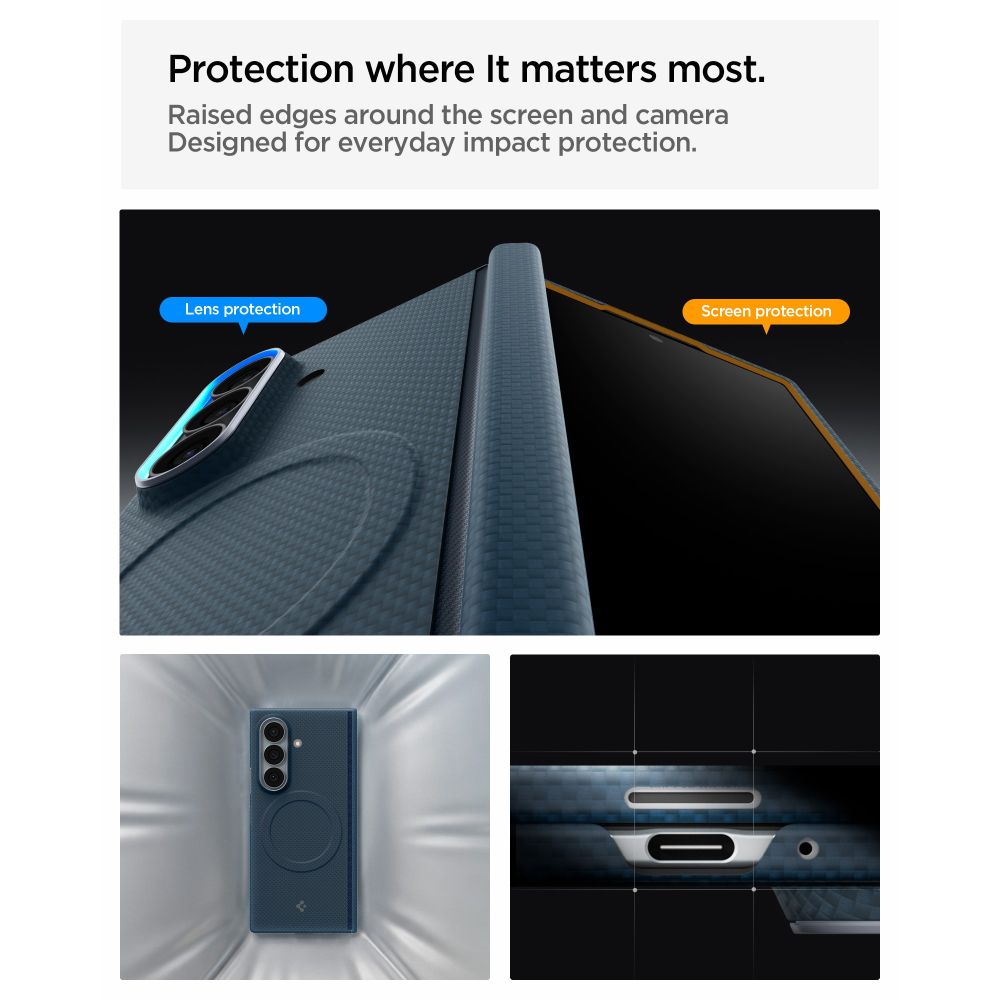 Spigen Airskin Aramid Magsafe Galaxy Z Fold 8 Ultra Navy
