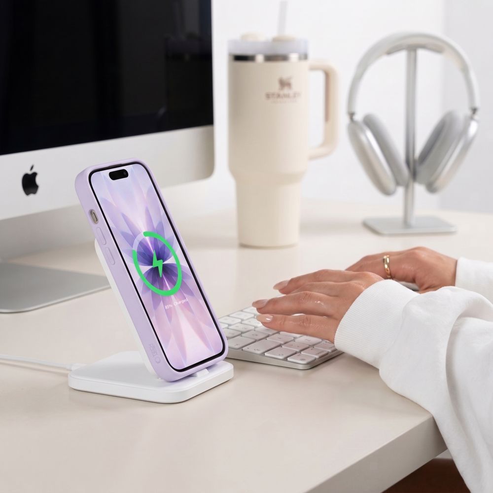 Tech Protect Basicmag Magsafe Iphone 17 Mat Lavendel