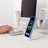 Tech Protect Magone Magsafe Cc + Glas 2 Pak Iphone 17 Pro Max / 18 Pro Max Lysebla/Klar