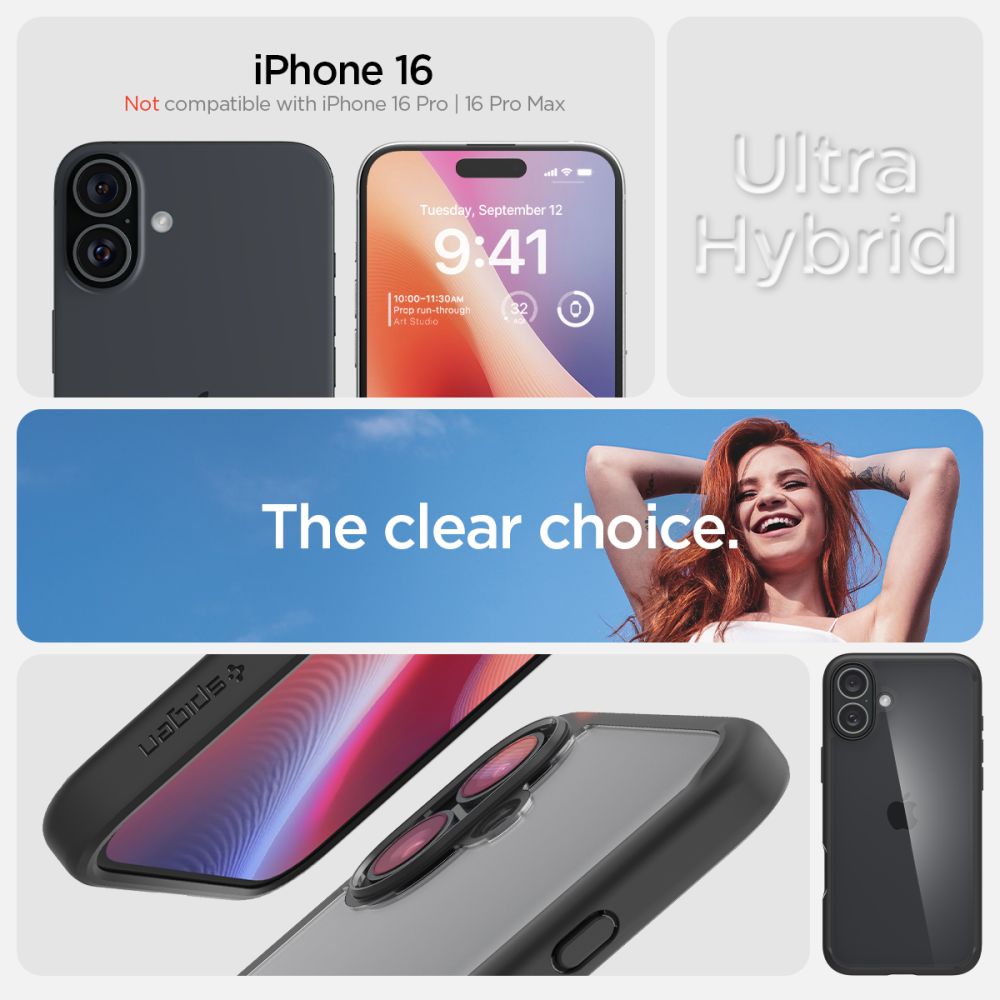 Spigen Ultra Hybrid Iphone 16 Matsort
