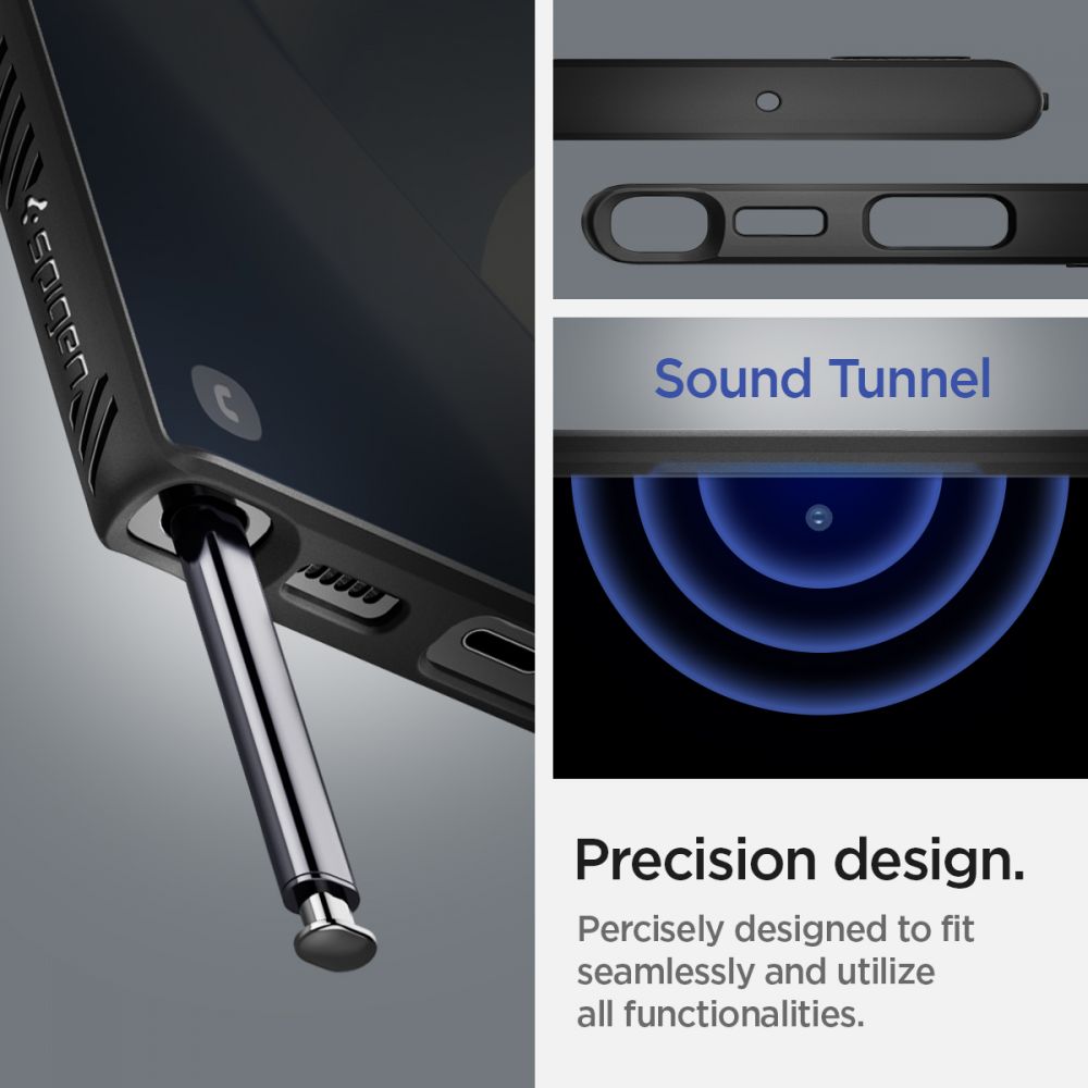 Spigen Liquid Air Galaxy S22 Ultra Mat Sort
