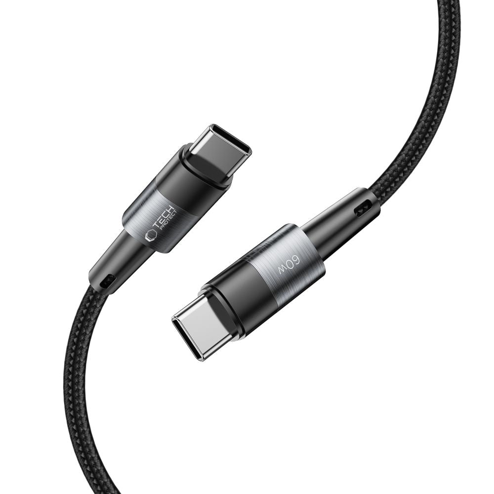 Tech Protect Ultraboost Type C Kabel Pd 60 W / 3 A 100 Cm Grå