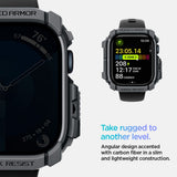 Spigen Rugged Armor Apple Watch 10/11 (46 Mm) Mørkegrå