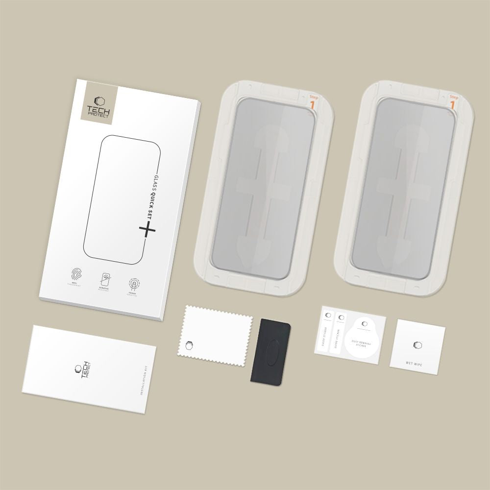 Privacyglas Tech Protect Quick Set Spy+ 2 Pack Iphone 16 Pro Max Privacy