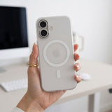 Tech Protect Magzero Magsafe Iphone 17 Mat Hvid