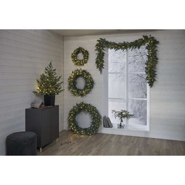 Star Trading Torpa 5 arm hvid adventsstage