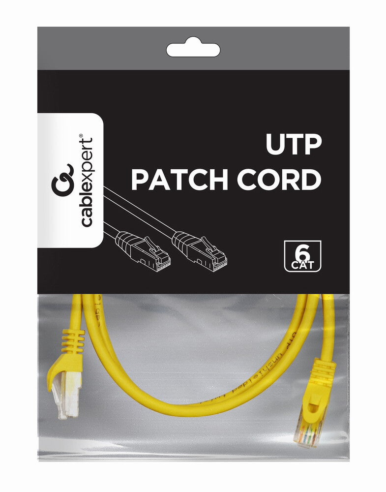Gembird PP6U-2M netværkskabel Gul Cat6 U/UTP (UTP)