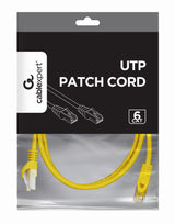 Gembird PP6U-1.5M/Y netværkskabel Gul 1,5 m Cat6 U/UTP (UTP) Rund