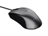 Trust Carve mus Kontor Ambidextrous USB Type-A Optisk 1200 dpi