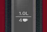Bosch TWK3P424 elkedel 1,7 L 2400 W Grå, Rød