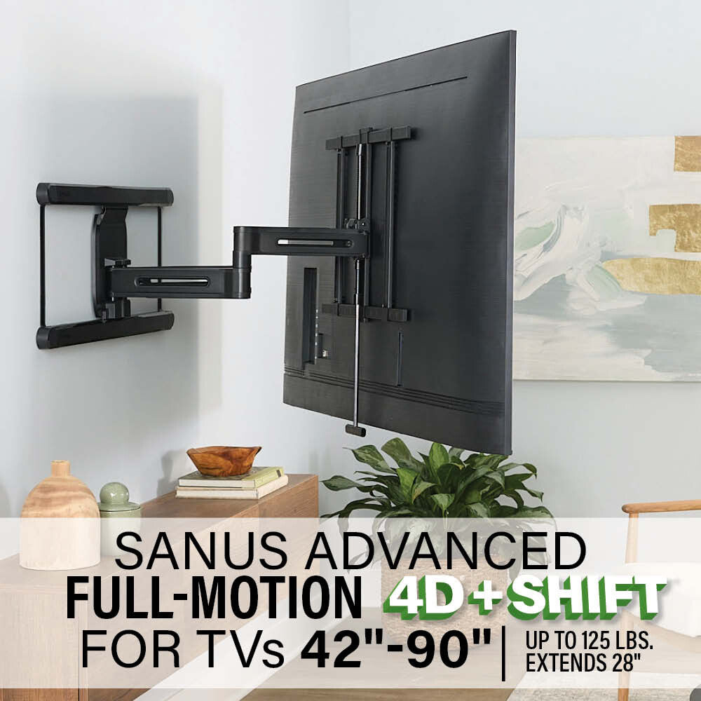 SANUS VLF828 2,29 m (90") Sort