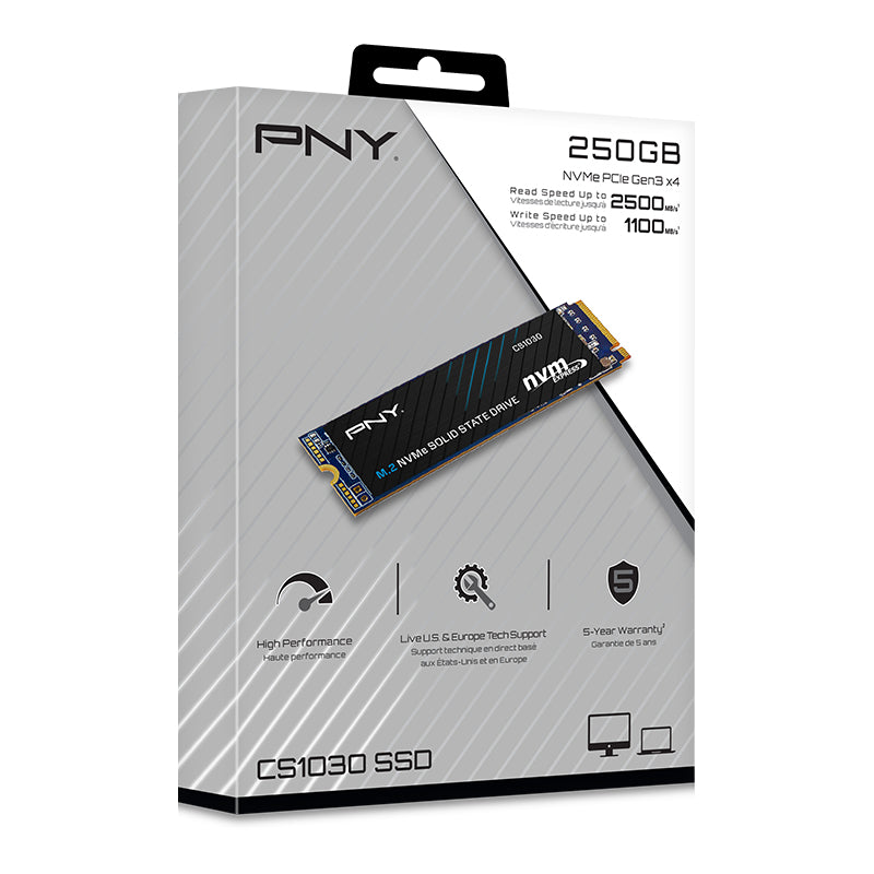 PNY SSD CS1030 250GB M.2 PCI Express 3.0 x4 (NVMe)