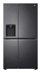 LG GSJV70MCLE side-by-side køle-fryseskab Fritstående 635 L Sort