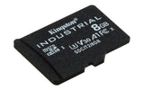 Kingston Technology 8GB microSDHC Industrial C10 A1 pSLC kort enkeltpakke uden adapter