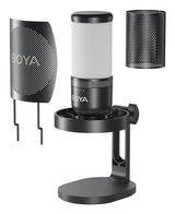 BOYA K3 Sort, Blå Podcast-mikrofon