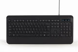 Gembird KB-UML-03 tastatur Spil USB QWERTY US engelsk Sort
