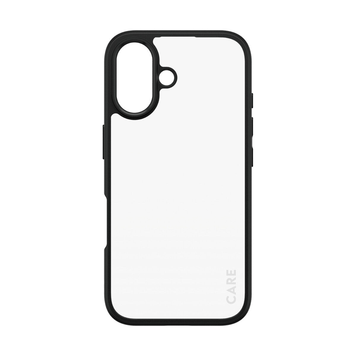 PanzerGlass CARE™ by ® Urban Combat Case Transparent m. Sort Ramme iPhone 16