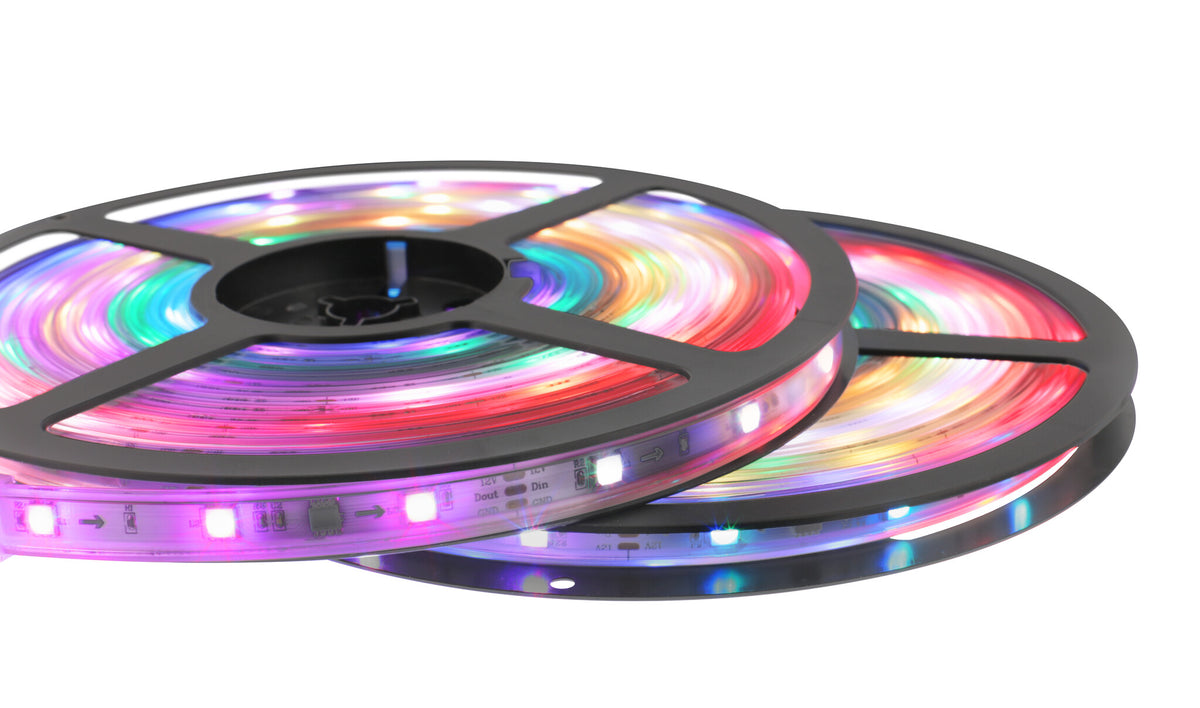 Deltaco Udendørs smart LED-stribe, RGB, 10 m (2 x 5 m)