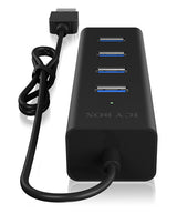 ICY BOX IB-HUB1409-U3 USB 3.2 Gen 1 (3.1 Gen 1) Type-A 5000 Mbit/s Sort