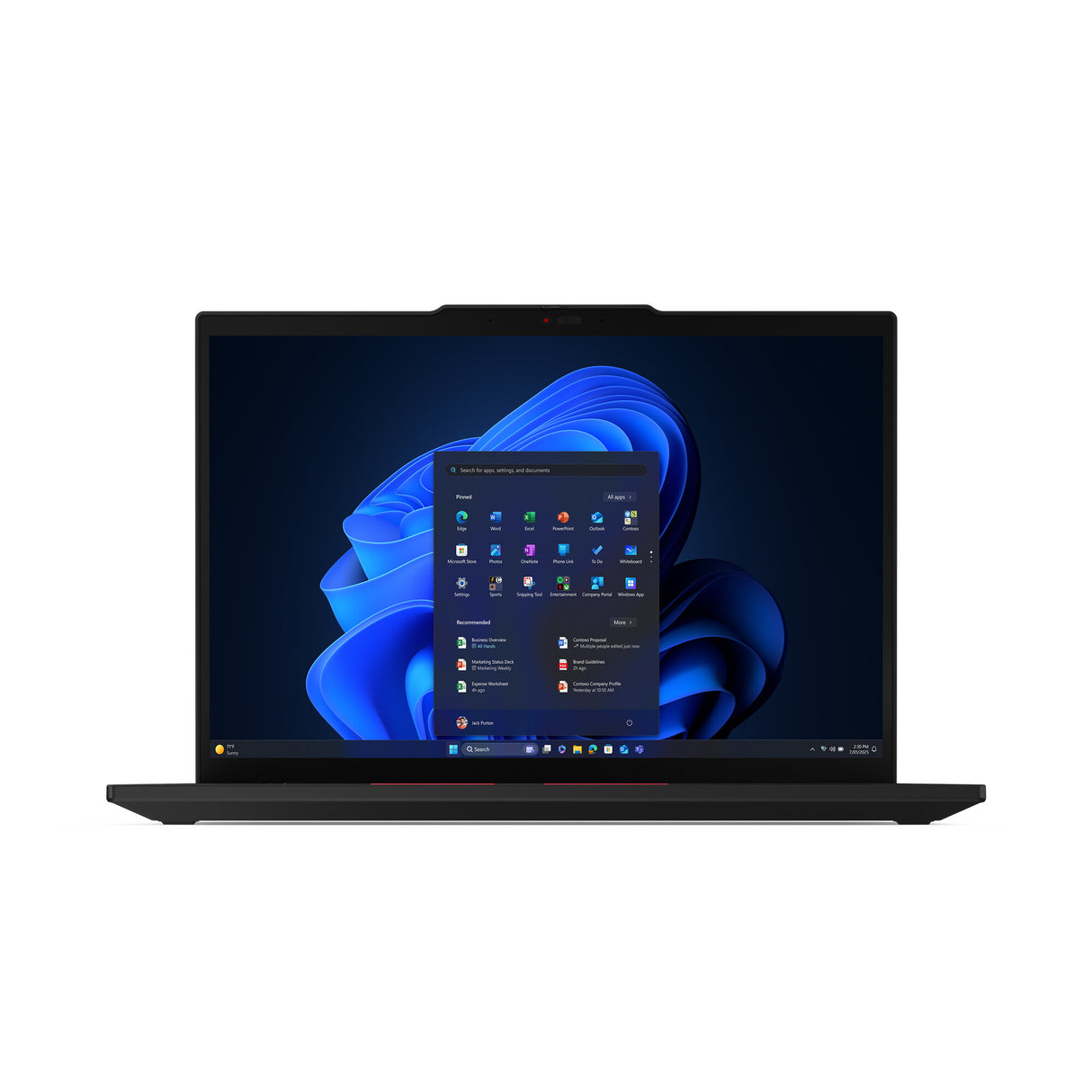 Lenovo ThinkPad T14 Gen 6 (Intel) Copilot+ PC Intel Core Ultra 7 258V Laptop 35,6 cm (14") WUXGA 32 GB LPDDR5x-SDRAM 512 GB SSD Wi-Fi 7 (802.11be) Windows 11 Pro Engelsk Sort