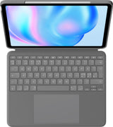 Logitech Combo Touch QWERTY Dansk, Finsk, Norsk, Svensk Smart Connector Grå