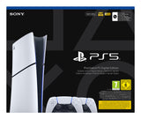 Sony Playstation 5 Slim Digital 825 GB Wi-Fi Sort, Hvid