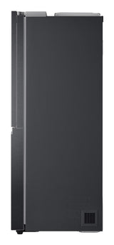 LG GSJV70MCLE side-by-side køle-fryseskab Fritstående 635 L Sort
