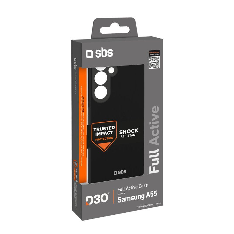 SBS TED3OBKCOVSAA55 mobiltelefon etui 16,8 cm (6.6") Cover Sort