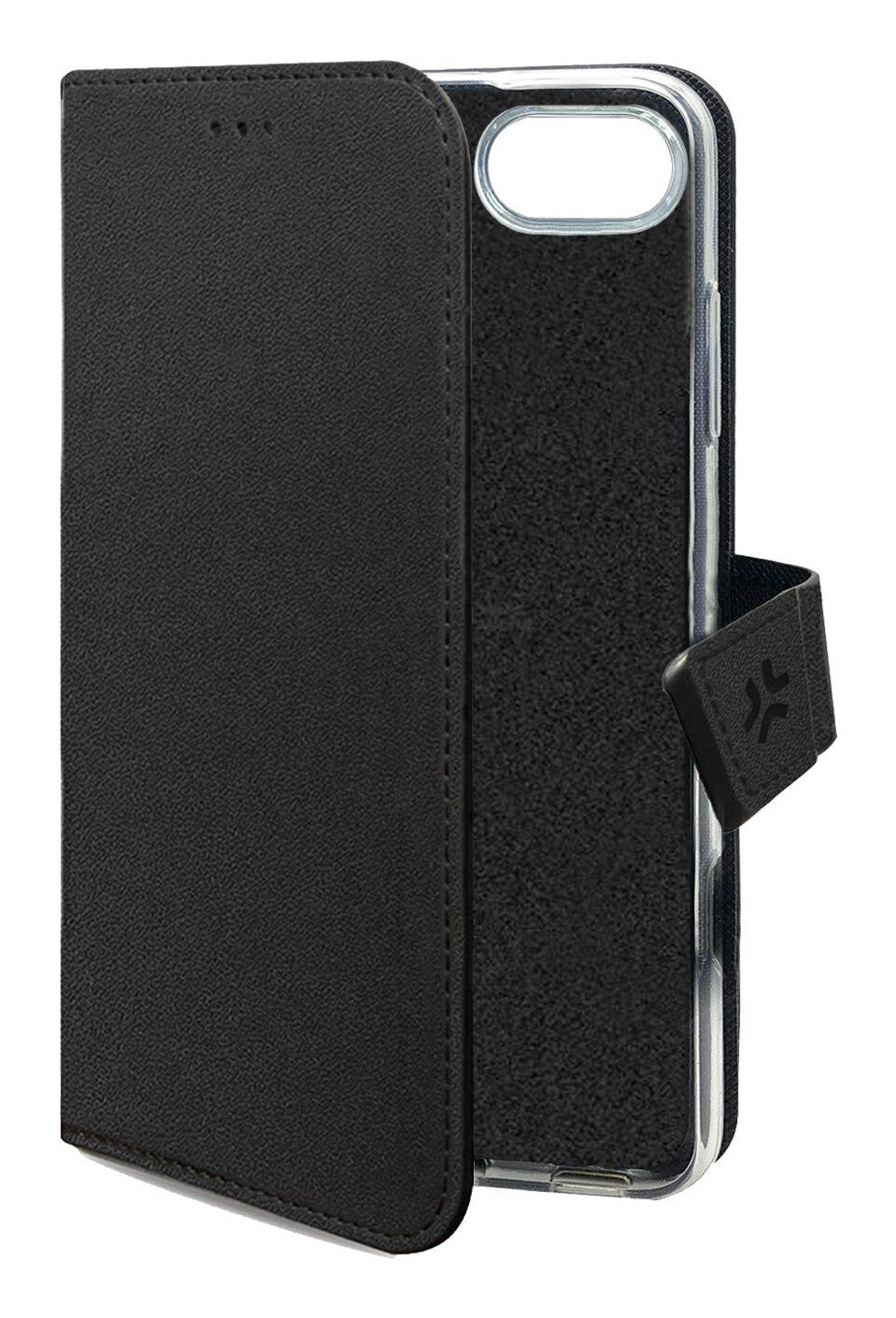 Celly WALLY mobiltelefon etui 15,5 cm (6.1") Tegnebogsetui Sort