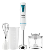 Taurus ROBOT 750 EASY PLUS INOX 1 L Nedsænkning blender 750 W Hvid, Blå