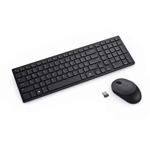 DELL KM555 tastatur Mus inkluderet Universel RF trådløs + Bluetooth QWERTY US International Sort