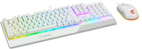 MSI VIGOR GK30 tastatur Mus inkluderet Spil USB QWERTY US International Hvid