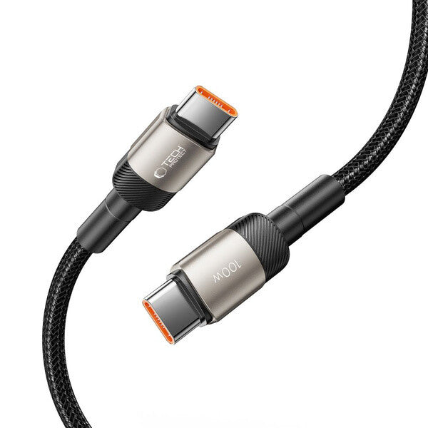Tech-Protect 5906203690633 USB-kabel 1 m USB C 0,48 Gbit/sek. 100 W Titanium