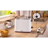 Bosch TAT3M121 brødrister 4 skive(r) 950 W Hvid