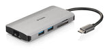 D-Link DUB-M810 dockingstation Ledningsført USB 3.2 Gen 1 (3.1 Gen 1) Type-C Aluminium