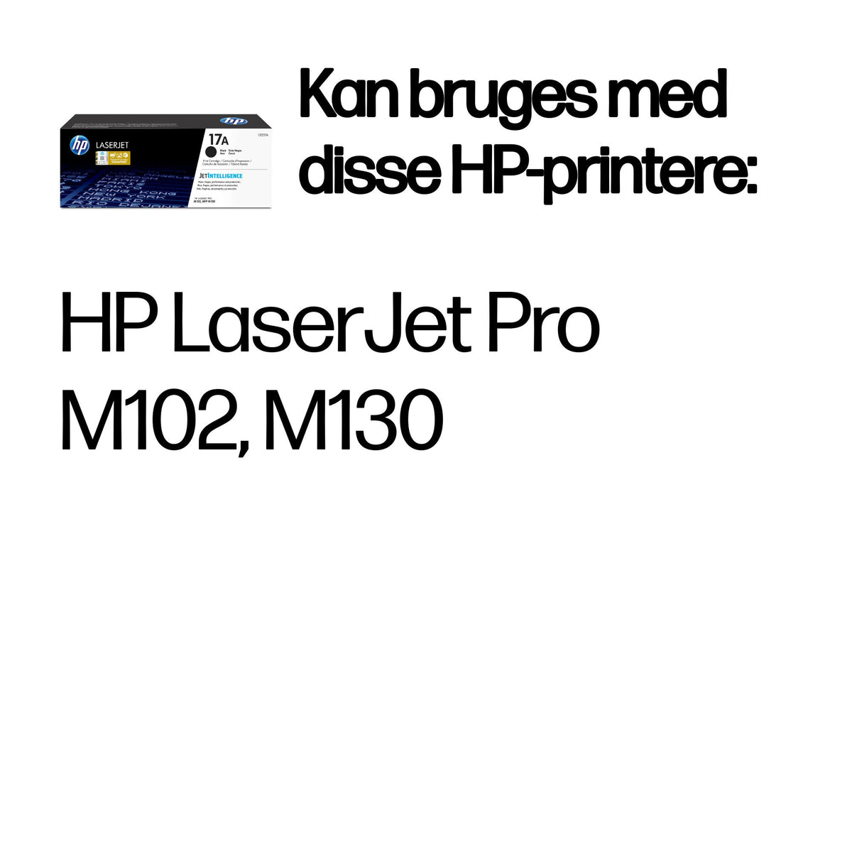 HP 17A Sort 1600 sider Toner CF217A