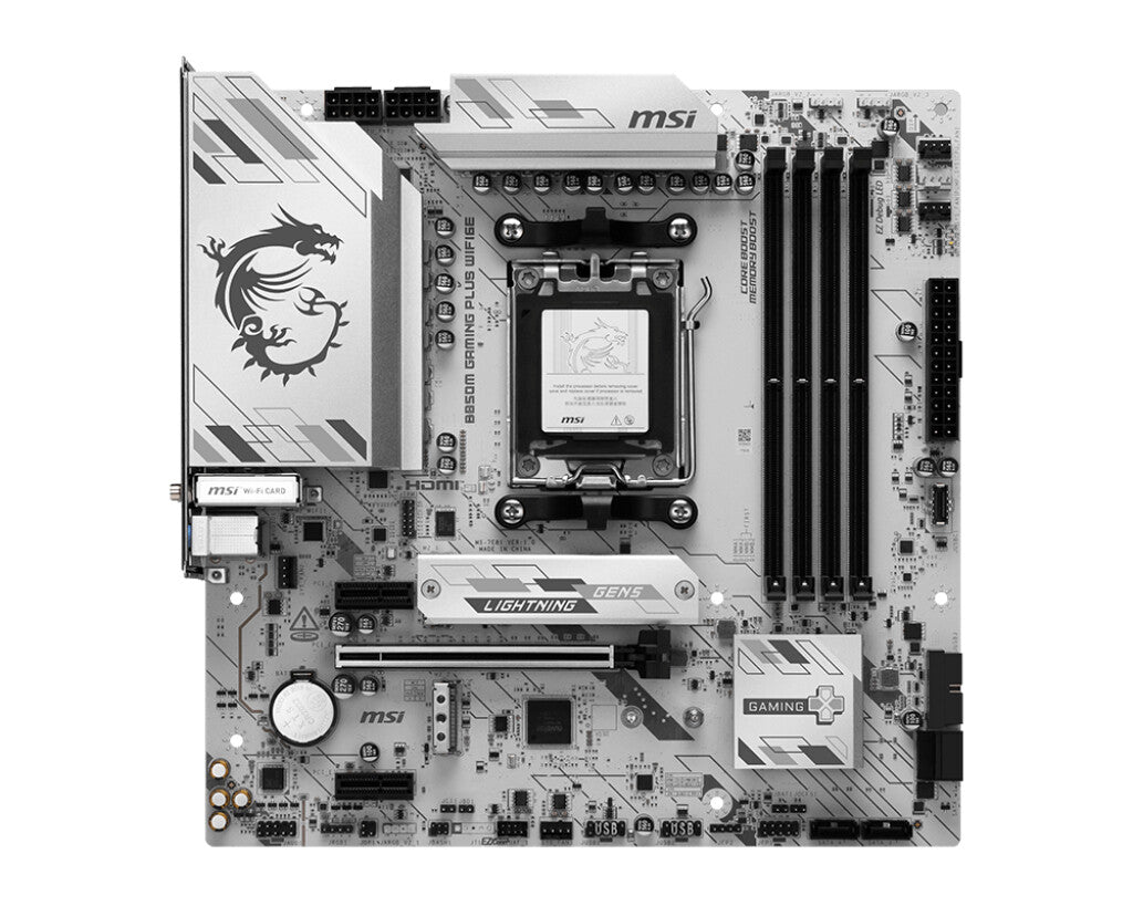 MSI B850M GAMING PLUS WIFI6E bundkort AMD B850 Sokkel AM5 micro ATX