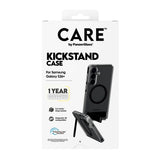 CARE by PanzerGlass Case Transparent w. Black Kickstand & Qi Samsung Galaxy S26+