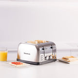 Taurus 960697000 brødrister 7 4 skive(r) 1900 W Rustfrit stål
