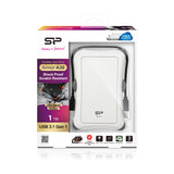 Silicon Power Armor A30 ekstern harddisk 1 TB 2.5" USB Type-A 3.2 Gen 1 (3.1 Gen 1) Hvid