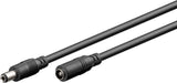 Goobay 76672 el-ledning Sort 1,5 m 5.5 x 2.5 mm