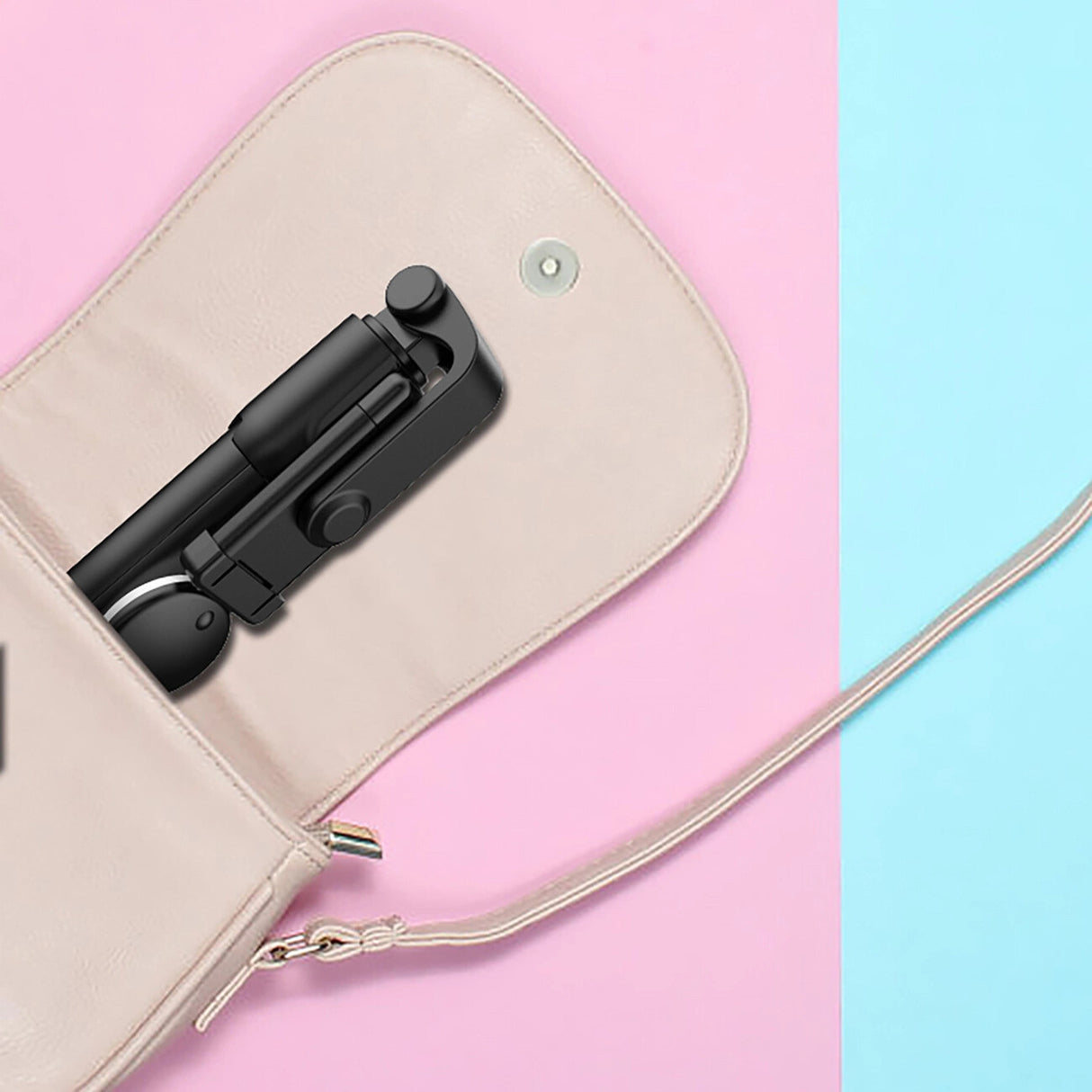 Hurtel WR1YXS selfiestang Smartphone Sort